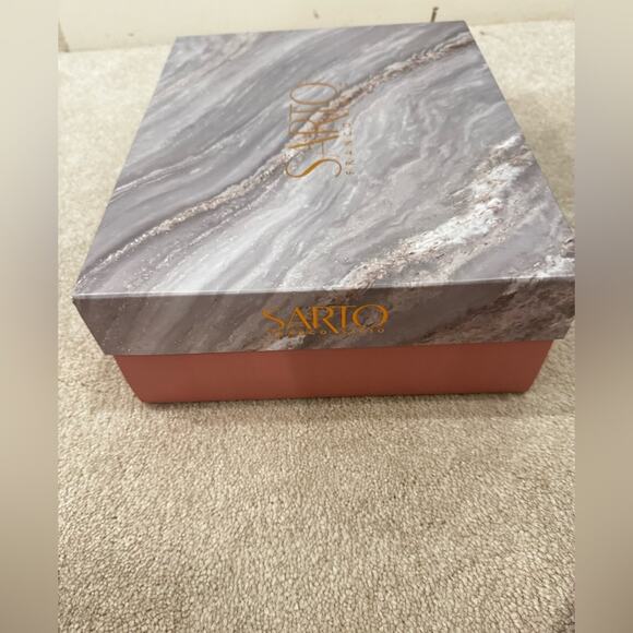 NWT Franco Sarto, Connie black gladiator block sandals, size 7M - Picture 7 of 7